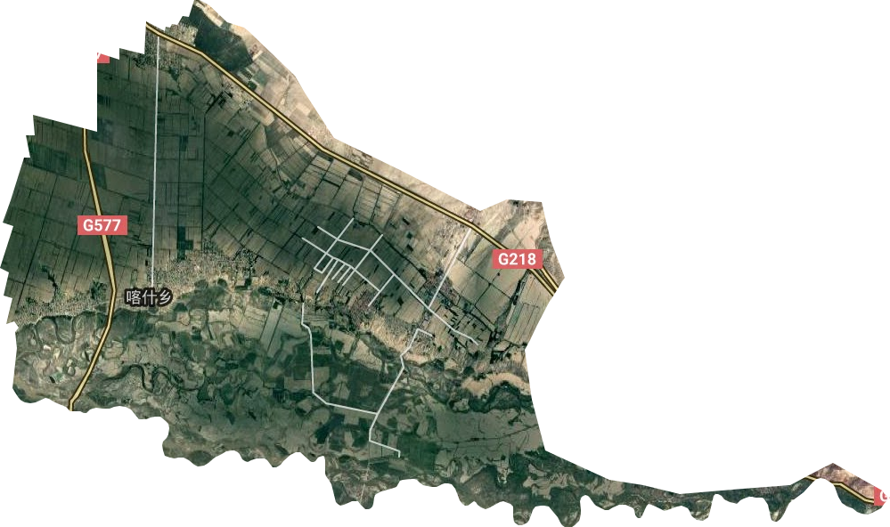 喀什乡卫星图