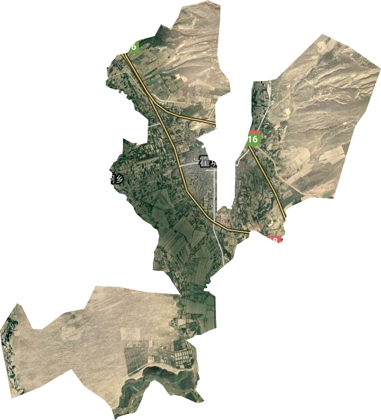 兰干乡卫星图