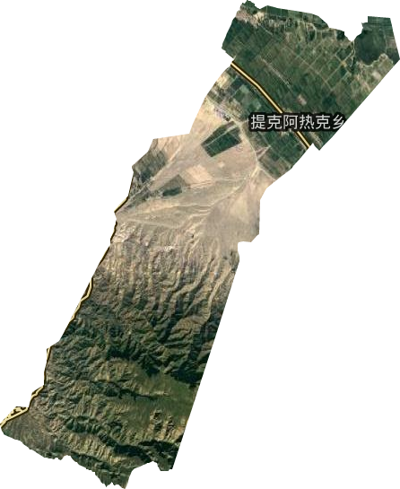 提克阿热克乡卫星图