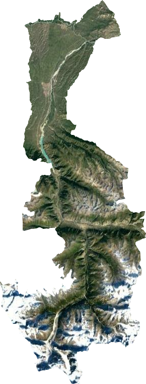 喀夏加尔乡卫星图
