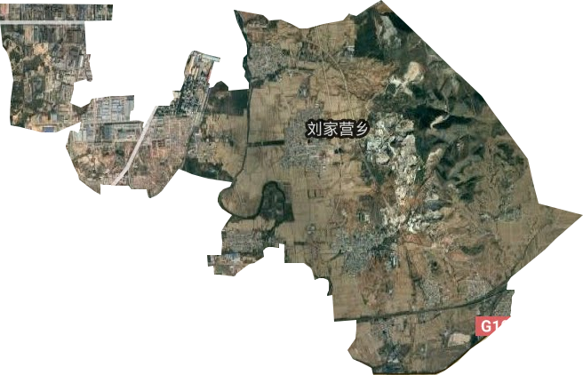刘家营乡卫星图