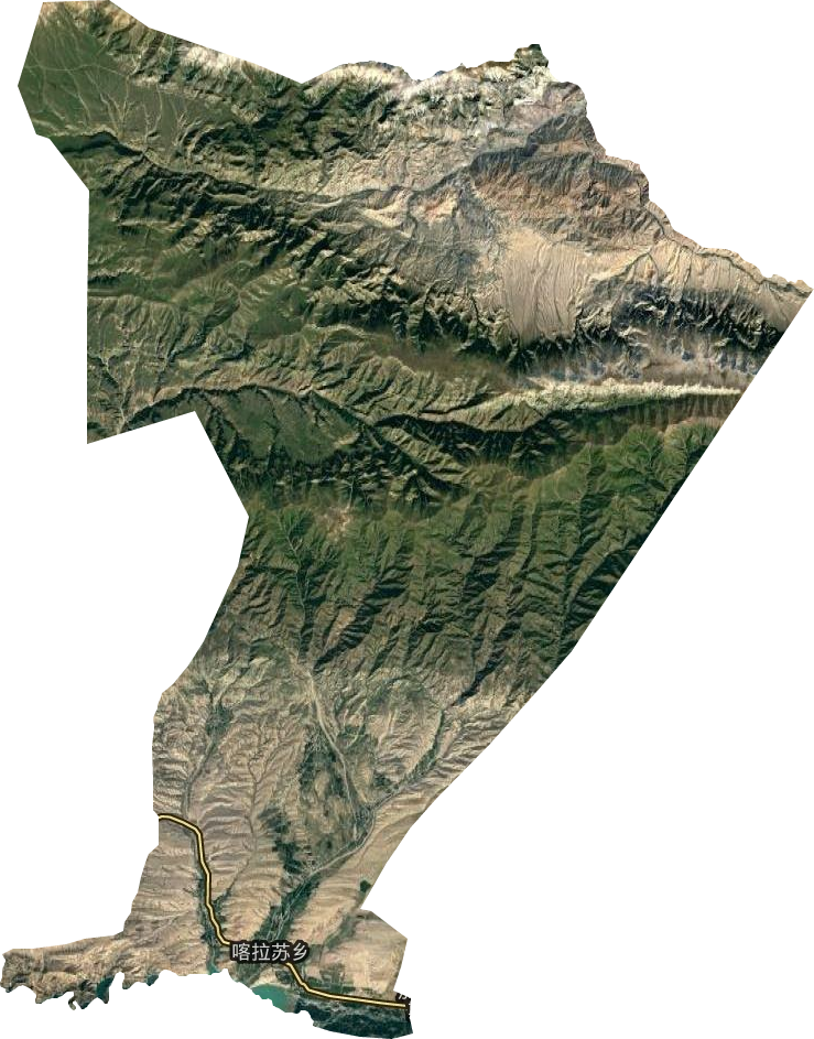 喀拉苏乡卫星图