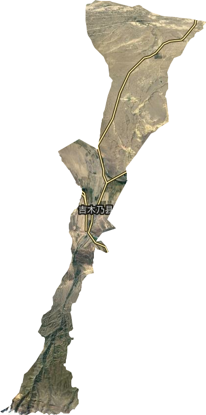 托普铁热克乡卫星图