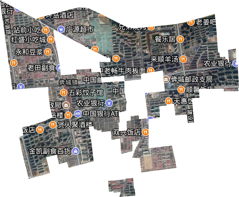 友谊路街道卫星图