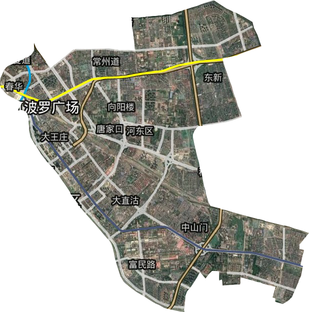 河东区卫星图