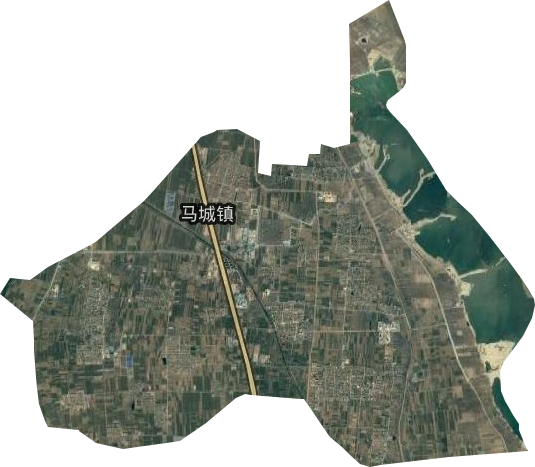 马城镇卫星图