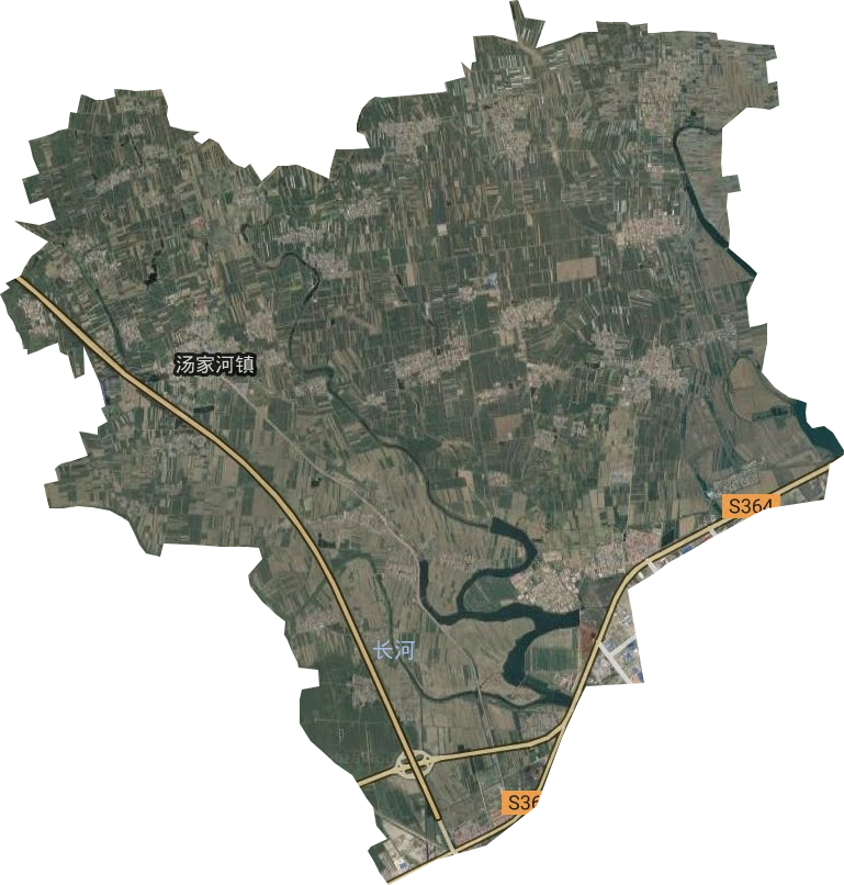汤家河镇卫星图