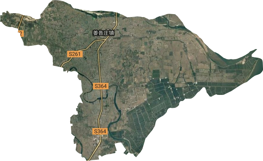 姜各庄镇卫星图