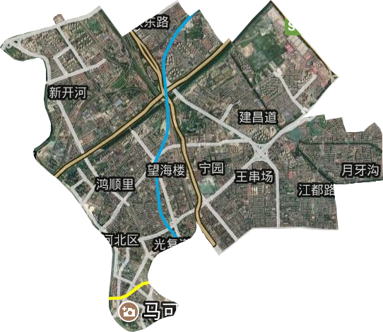 河北区卫星图