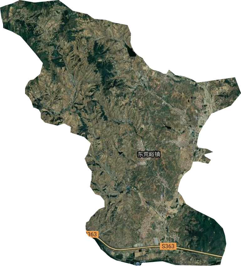 东荒峪镇卫星图