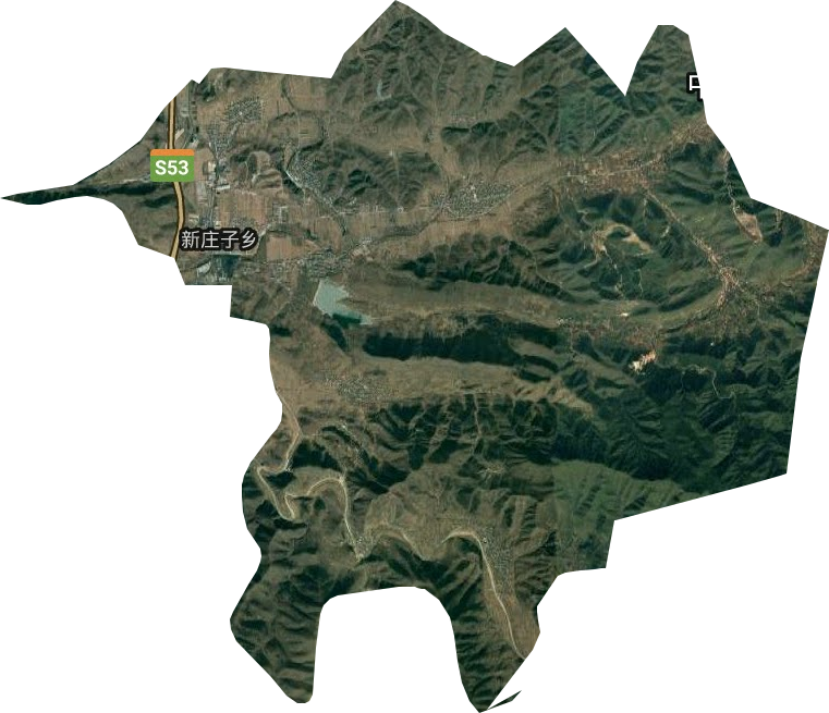 新庄子乡卫星图