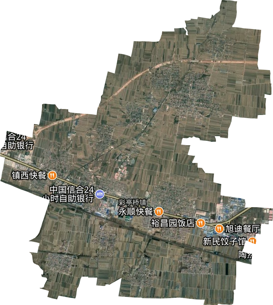 彩亭桥镇卫星图