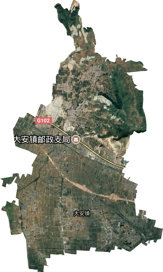 大安镇镇卫星图