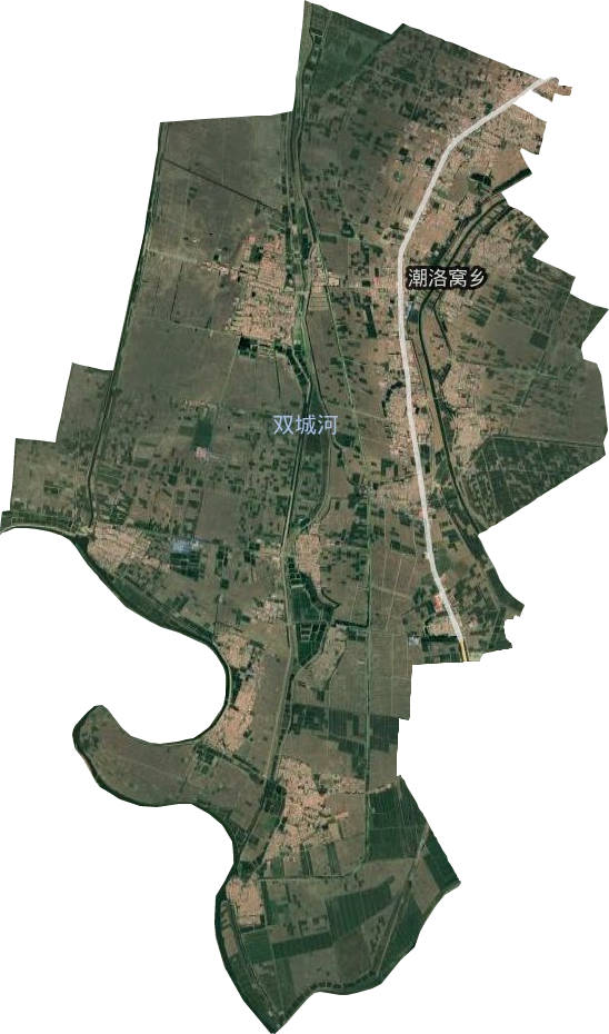 潮洛窝乡卫星图