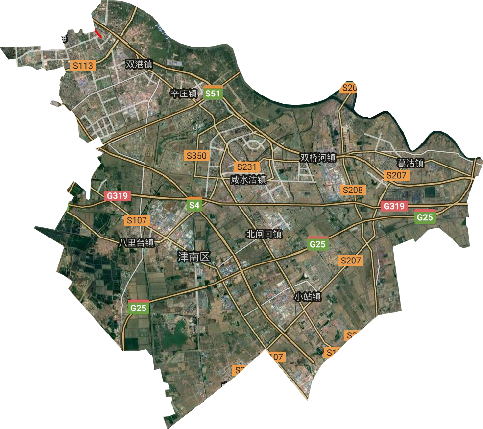 津南区卫星图