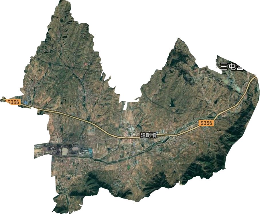 建明镇卫星图
