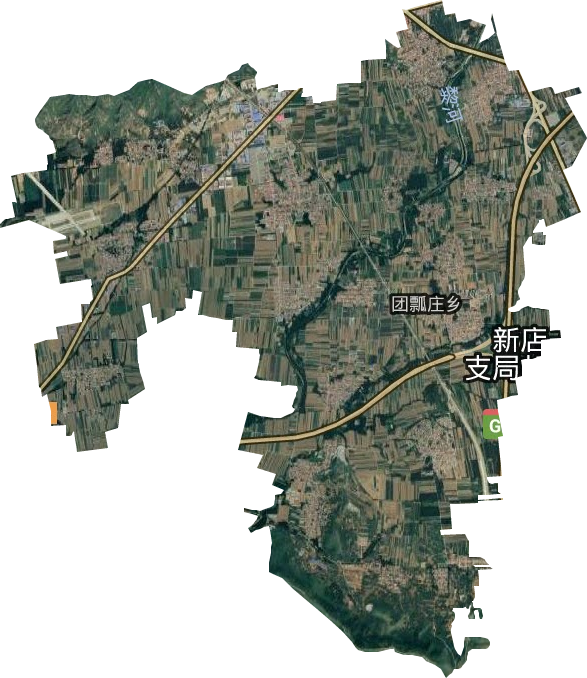 团瓢庄乡卫星图