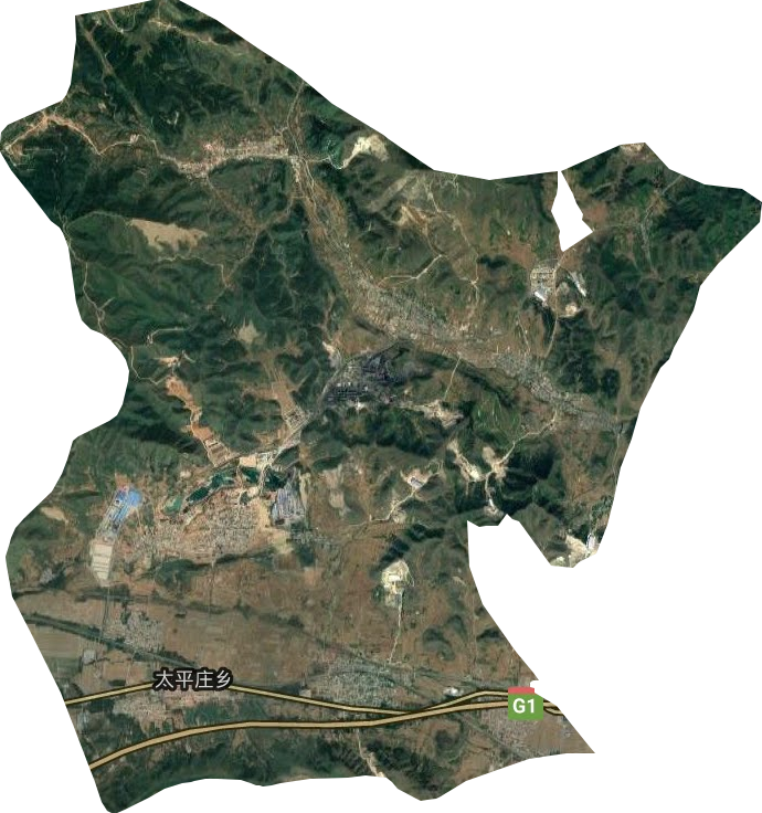太平庄乡卫星图