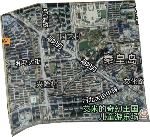 文化路街道卫星图