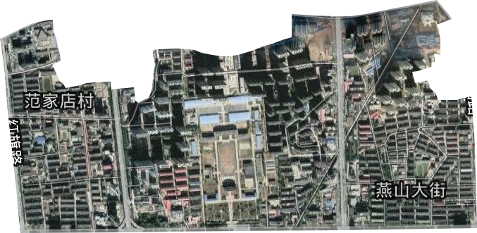 燕山大街街道卫星图