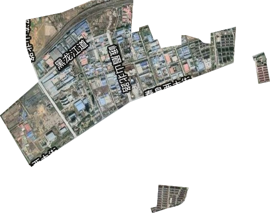 黄河道街道卫星图