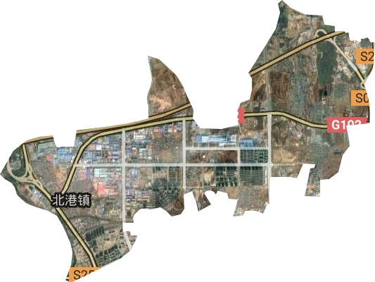北部工业区卫星图