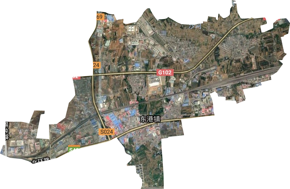 临港物流园区卫星图