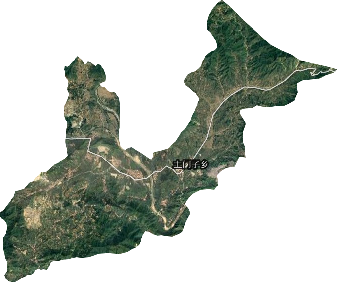 土门子镇卫星图