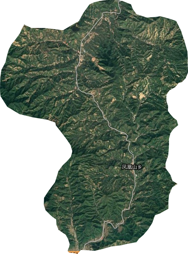 凤凰山乡卫星图
