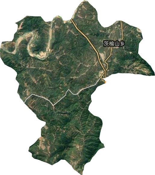 茨榆山乡卫星图