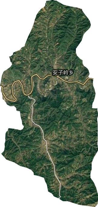 安子岭乡卫星图