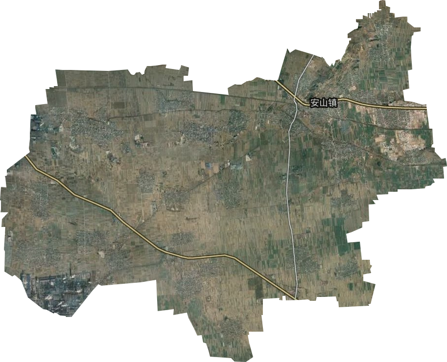 安山镇卫星图