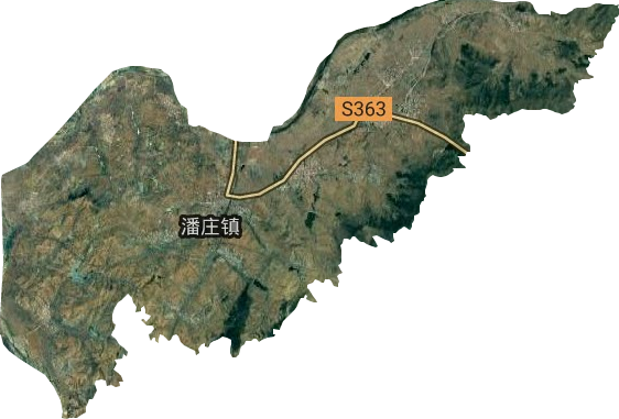 潘庄镇卫星图