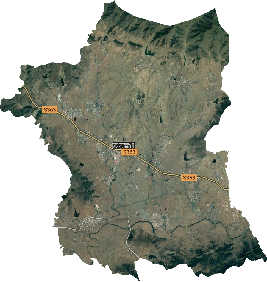 燕河营镇卫星图