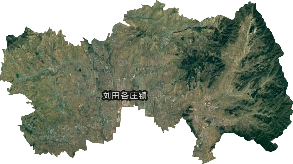刘田各庄镇卫星图
