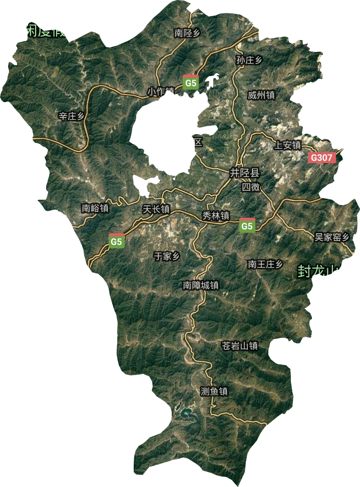 井陉县卫星图