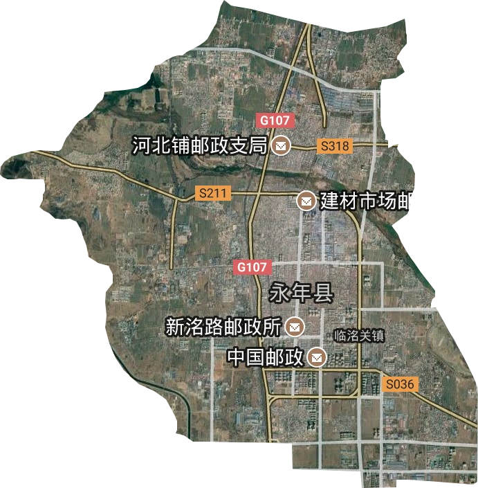 临洺关镇卫星图