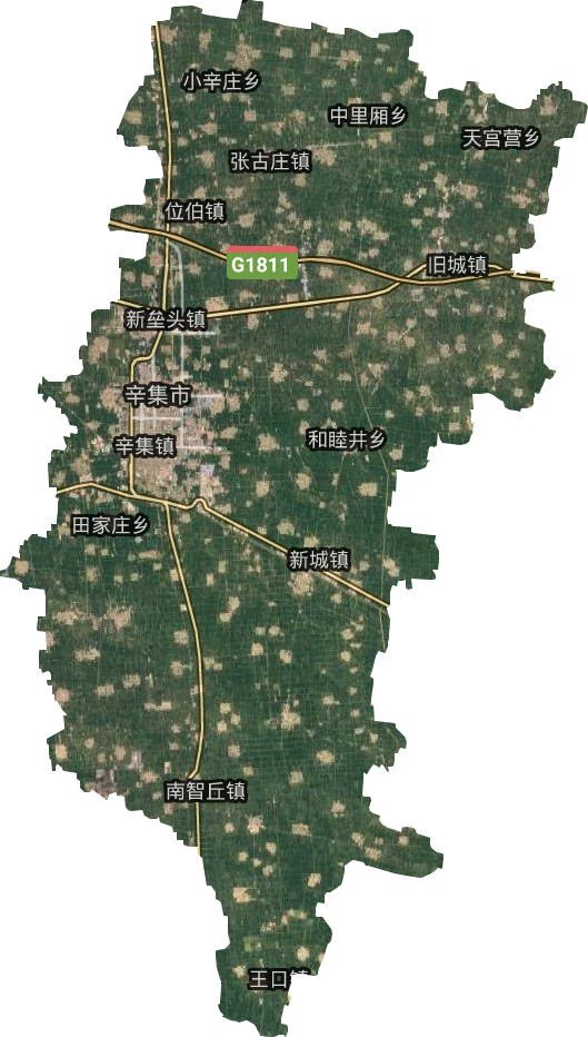 辛集市卫星图