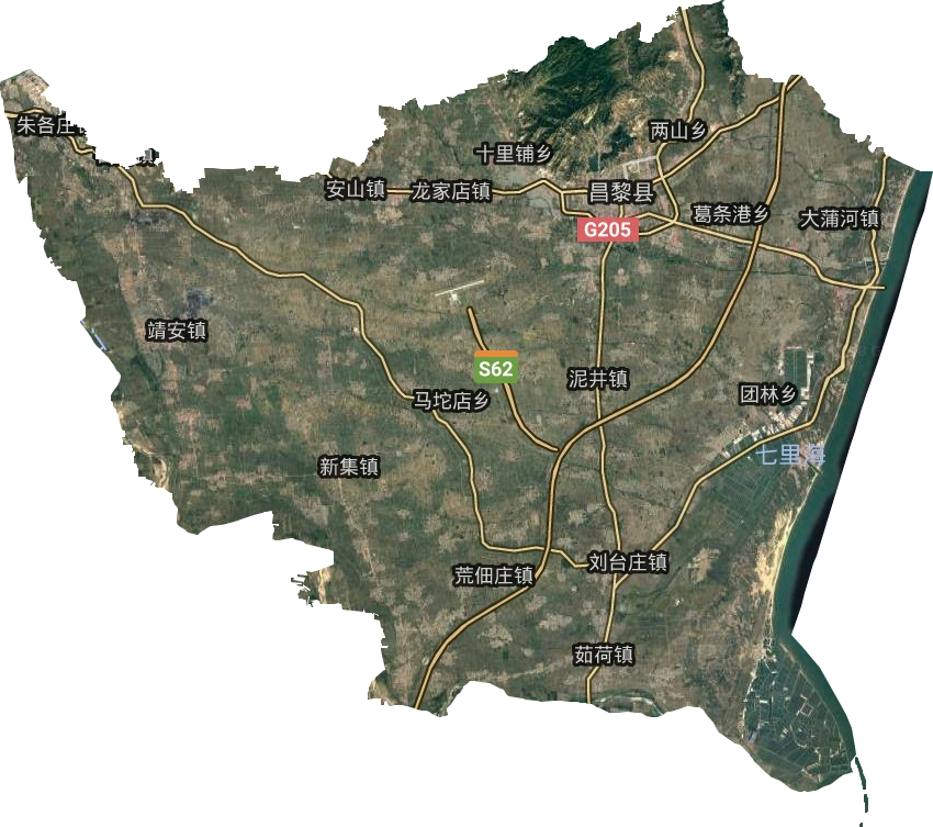昌黎县卫星图
