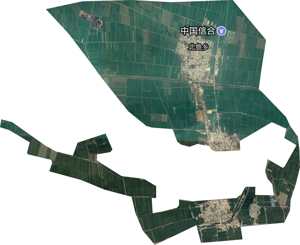 北鱼乡卫星图