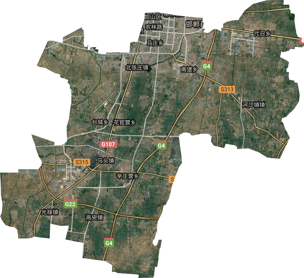 邯山区卫星图