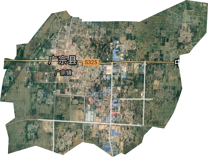 广宗镇卫星图