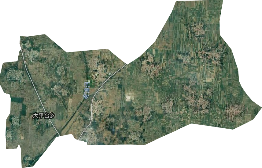 大平台乡卫星图