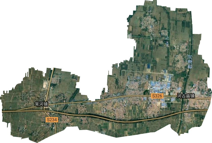 河古庙镇卫星图