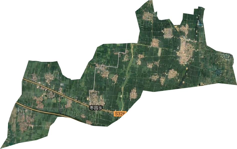 枣园乡卫星图