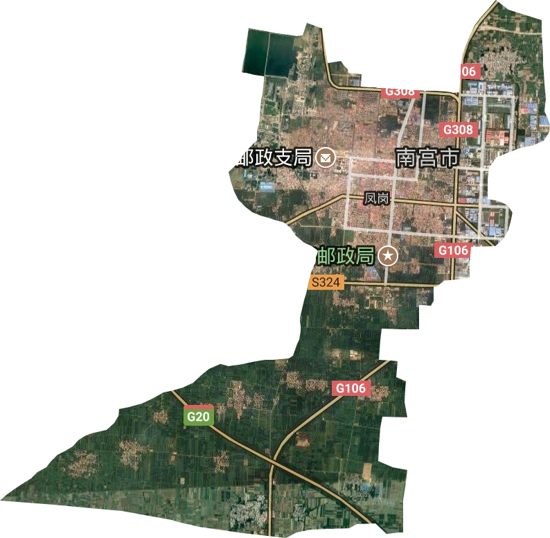 凤岗街道卫星图