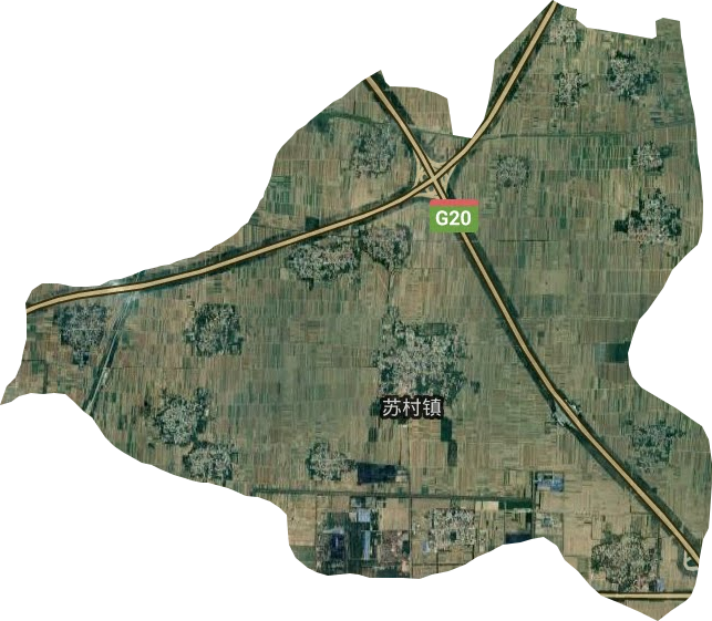 苏村镇卫星图