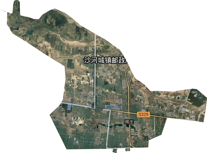 周庄街道卫星图