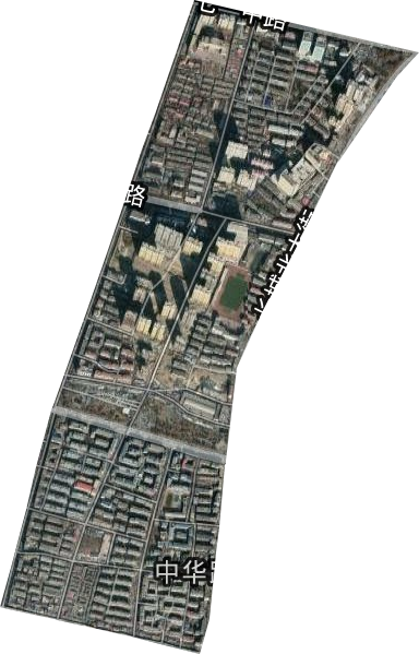 中华路街道卫星图
