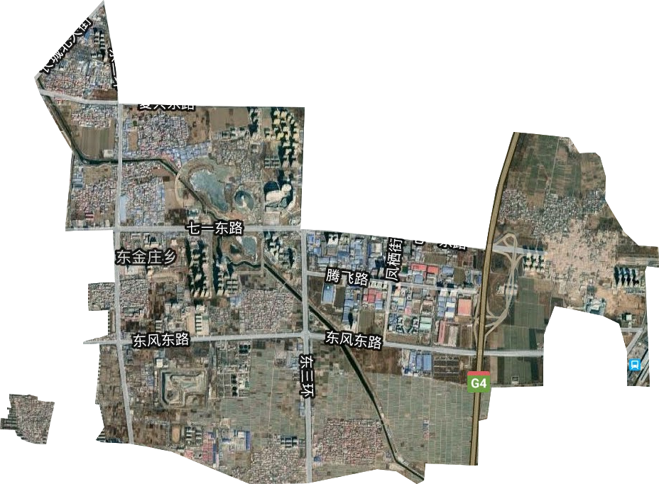 东金庄乡卫星图